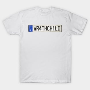 Wrathchild - License Plate T-Shirt